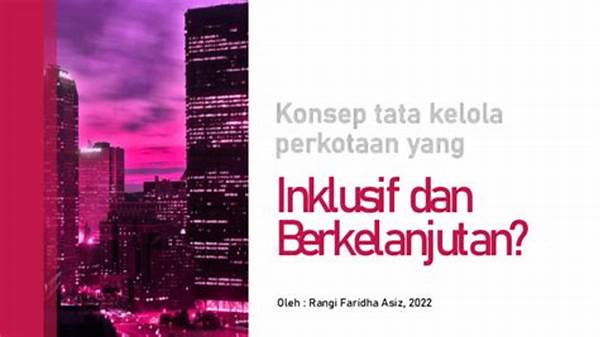 Strategi Urbanisasi Berkelanjutan Dan Inklusif