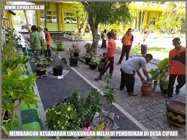 Kesadaran Lingkungan Melalui Pendidikan