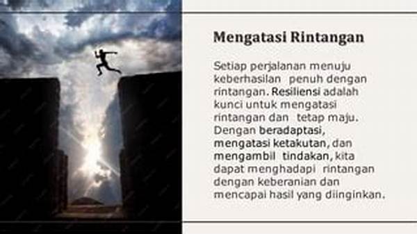 “menghadapi Rintangan Dengan Keberanian”