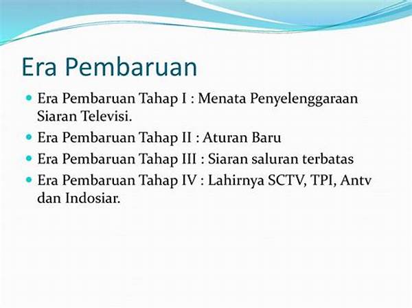 Pembaruan Konsep Genre Televisi