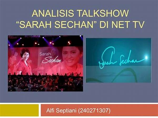 “sara Sechan Host Talkshow Terkenal”